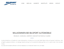 Tablet Screenshot of bilsport.ch