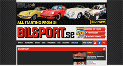 Desktop Screenshot of bilsport.se