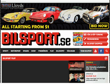 Tablet Screenshot of bilsport.se