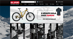 Desktop Screenshot of bilsport.cz